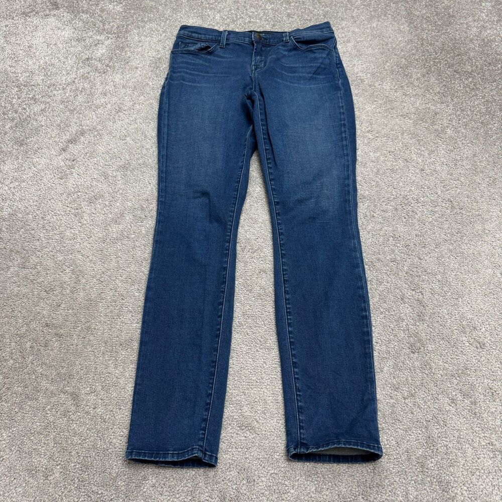 J Brand Malta Skinny Denim Jeans Women 29 Blue Dark Wash Mid Rise Stretch Cotton